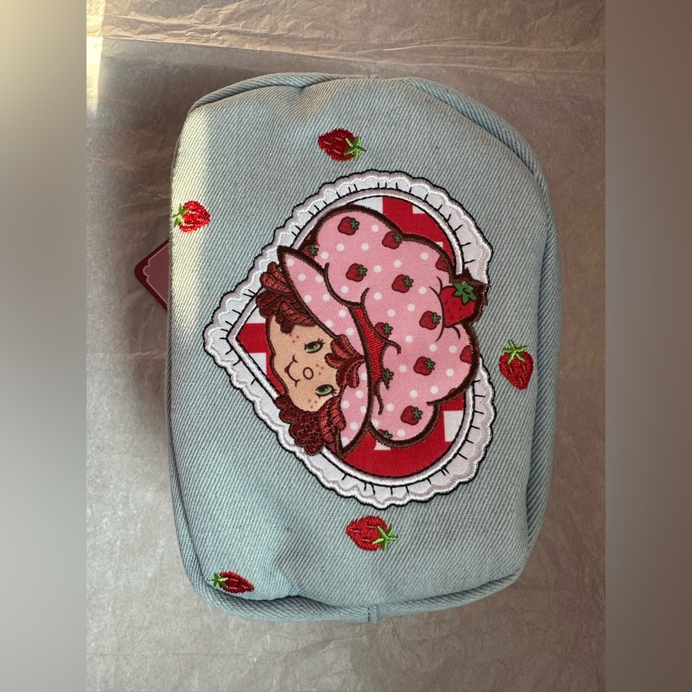 Strawberry Shortcake Embroidered Denim Belt Bag — BoxLunch Exclusive